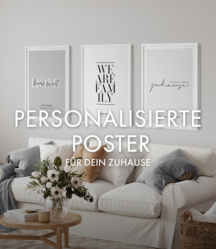 HEI Print | Personalisierte Poster für dein Zuhause | 15% Neukundenrabatt | Poster